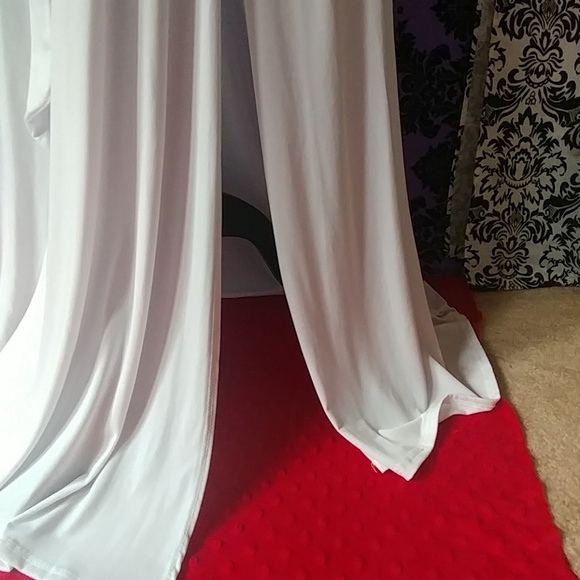 White goddess maxi dress 1X - Picture 4 of 8